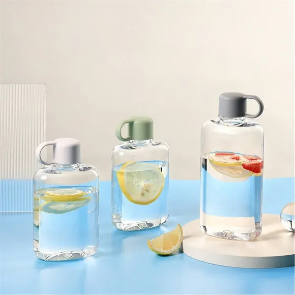 12 Oz Portable Flat Water Bottle