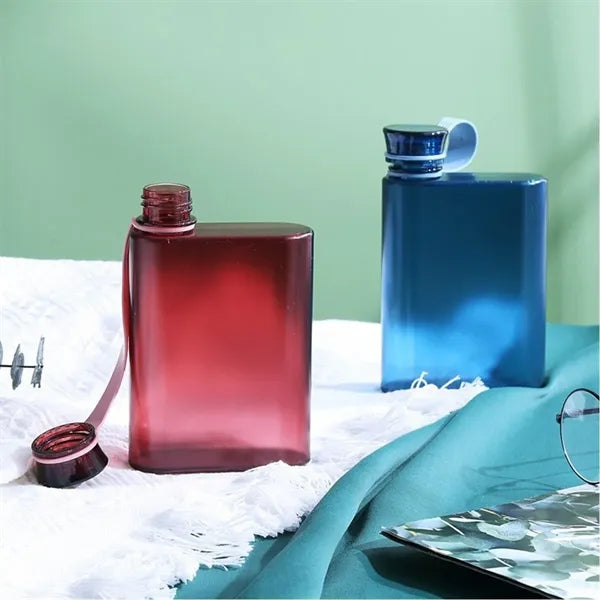 13 Oz Flat Portable Water Bottle