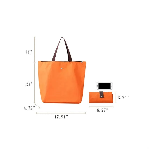 Full Color Foldable Shopping Tote Bag