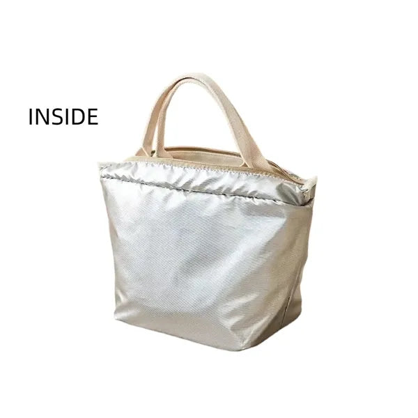 Portable Canvas Thermal Lunch Tote