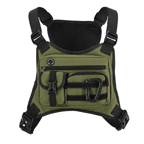 Running Vest Tactical Chest Bag For Gym Hiking Cycling