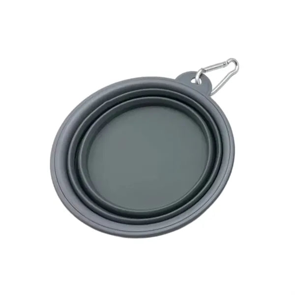 Portable Collapsible Pet Bowls with Carabiners
