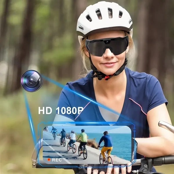Camera Sports Sunglasses for Cycling Video Recording