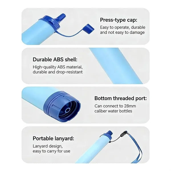 Camping Outdoor Emergency Water Purification Filter