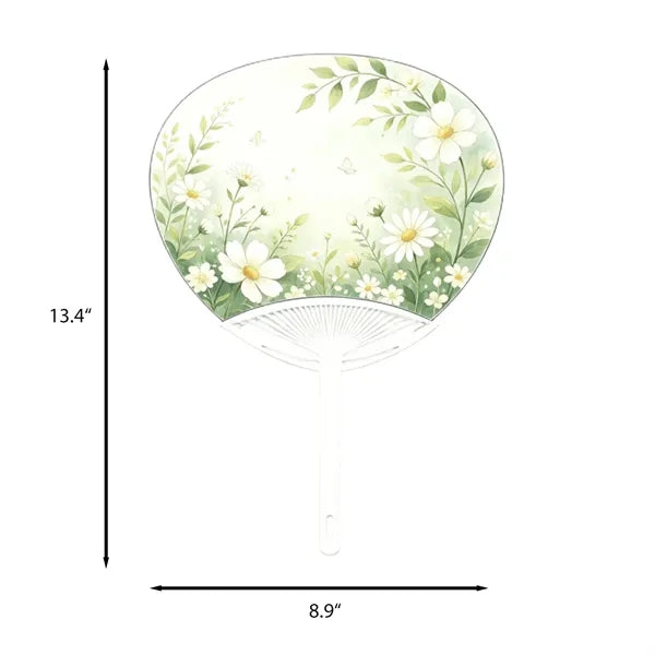 Full-Color Double-Sided Printed Plastic Fan