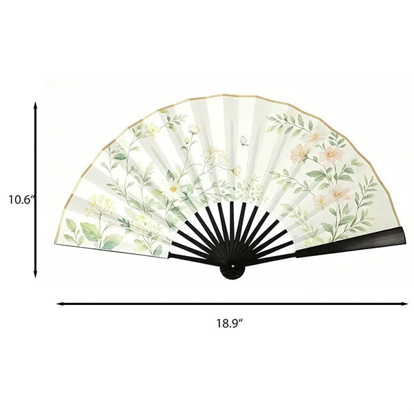Bamboo Foldable Paper Fans