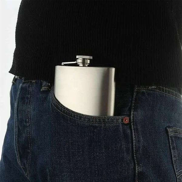 Flat Wine Bottle
