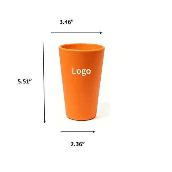 Silicone pint glass