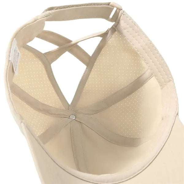 Adjustable Cross Ponytail Baseball Cap