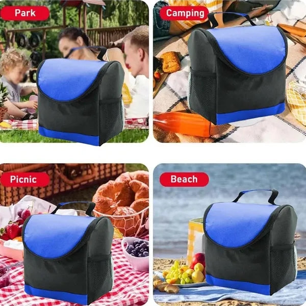 Durable Non-woven Insulated Bag Cooler Tote for Picnic BBQ