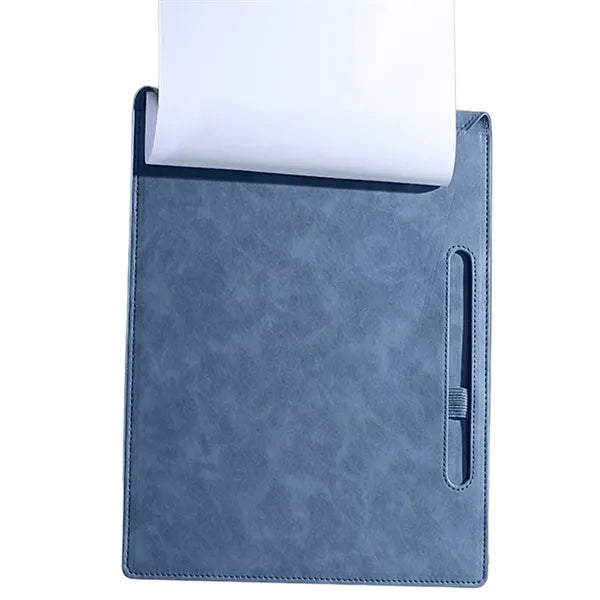 PU Folder with Pen Insertion Magnetic Clipboard Document Hol
