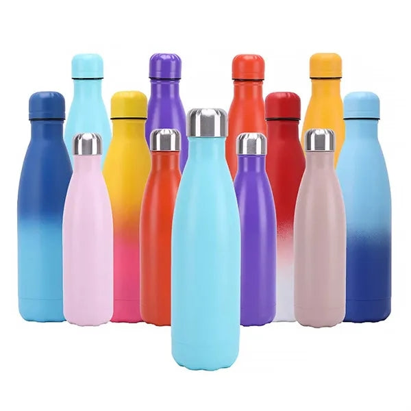 Sports 17oz BPA free stainless steel insulated water bottle