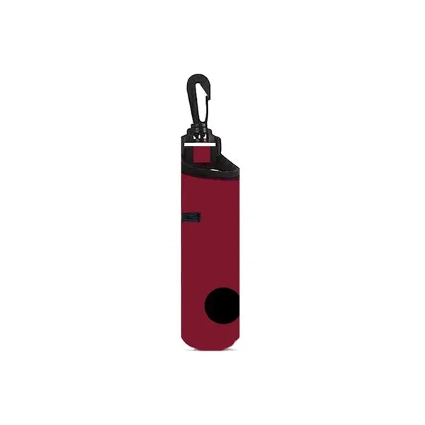 Polyester Golf Ball Holder Clip 5.9" with Hook Custom