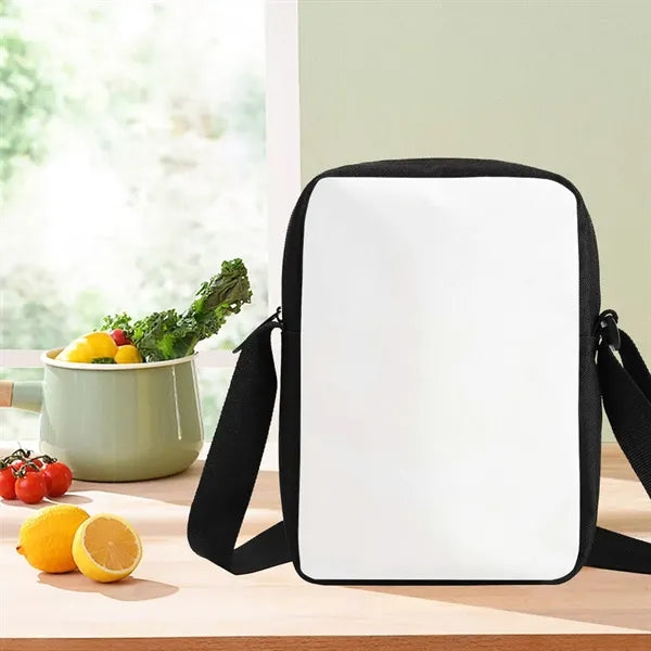 Nylon Zipper Document Bag with Handle and Pockets