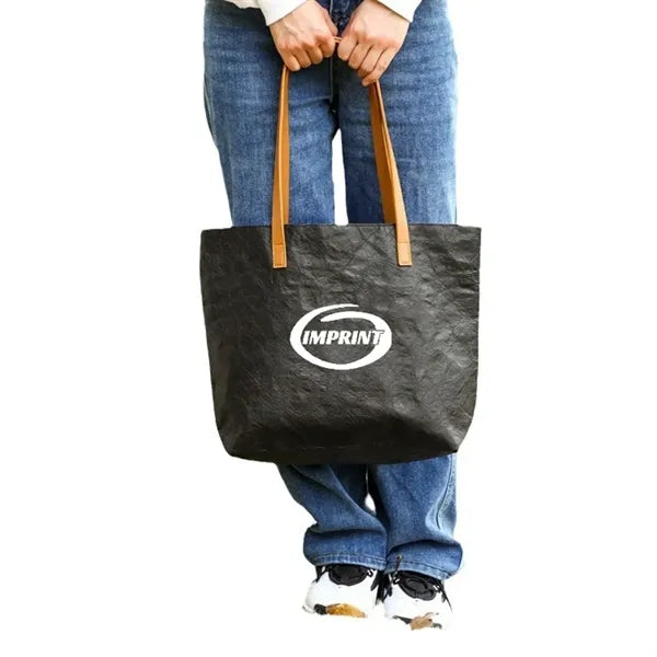 Vintage Zipper Washable Tote Bag
