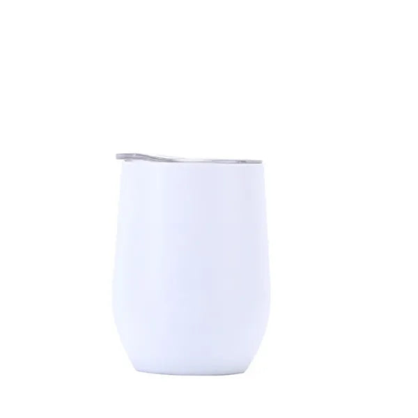 12 oz stainless steel stemless wine glass