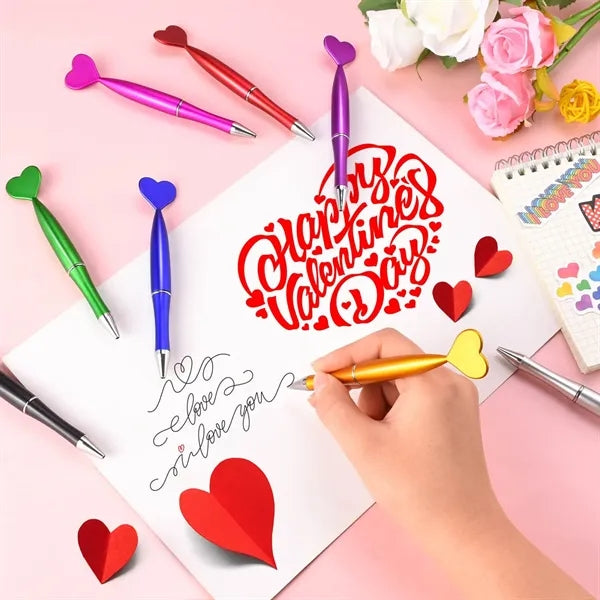 Heart Shaped Top Ballpoint Pen
