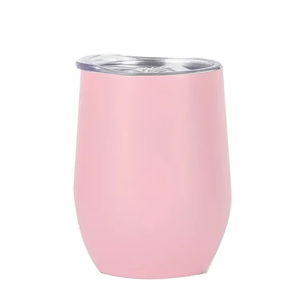 12 oz Stainless Steel Wine Tumbler Bulk with Lid