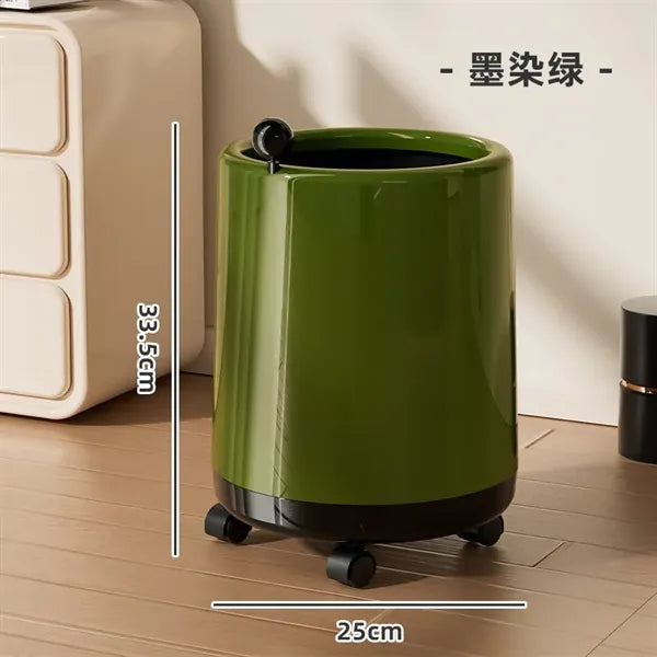 Wheeled Open Top Trash Can