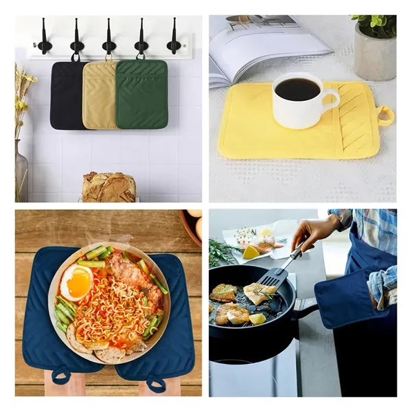 Thick Heat Resistant Pocket Potholder Pad
