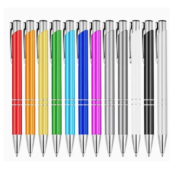 Retractable Aluminum Ballpoint Pen Custom Logo