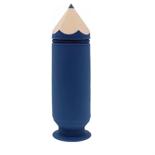 Pen Shape Stand-up Pencil Case Silicone Bag