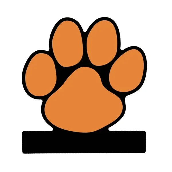 Paw Shaped Magnet w/ Banner