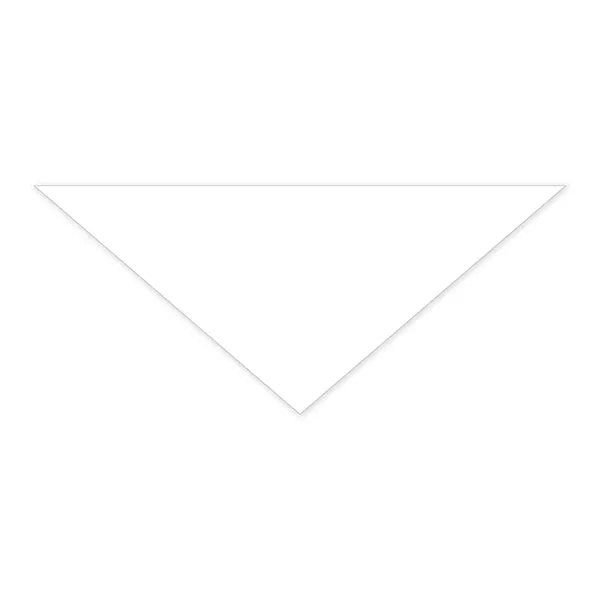 Small Full Color Sublimated Triangle Pet Bandana