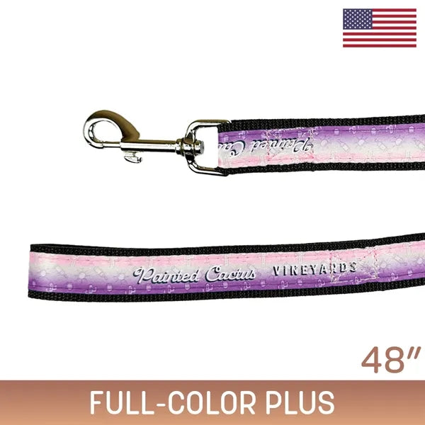 48" Heavy Duty Sublimated Leash w/ Nickel-Plated Hardware