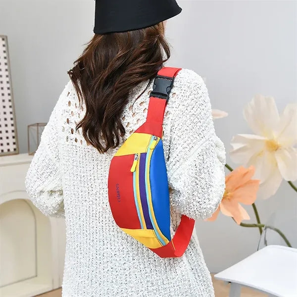 Multi-Pocket Waist Bag Sport Colorful Fanny Pack