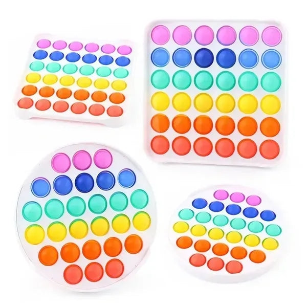 Stress Relief Silicone Push Pop Bubble Fidget Sensory Toy
