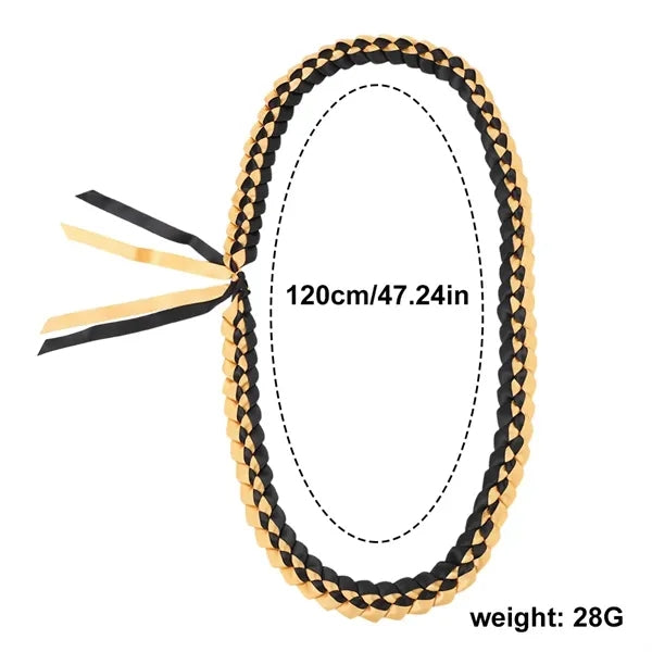 Graduation Braided Ribbon Wreath