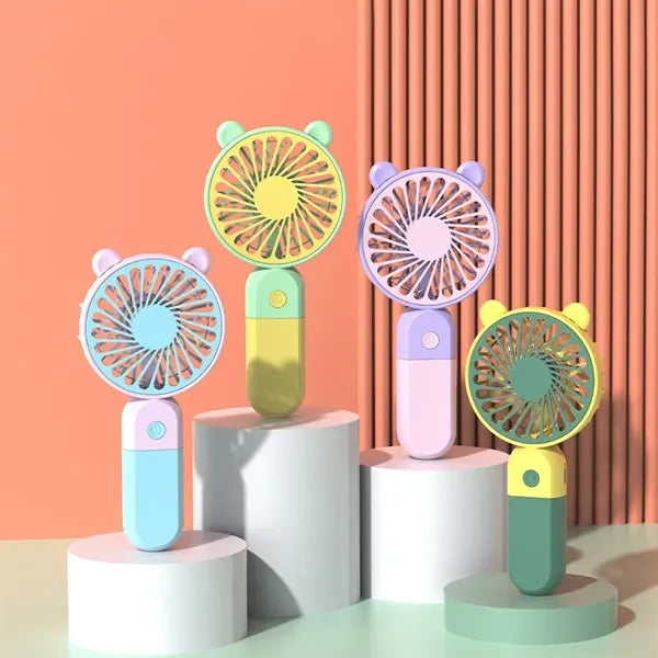Cartoon-shaped handheld fan