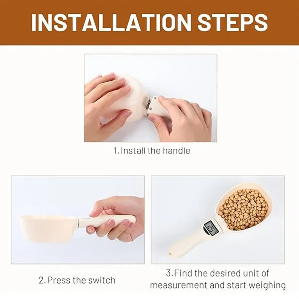 Digital Food Weighing Scale Scoop