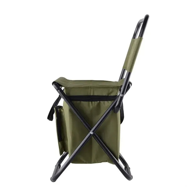 Foldable Insulated Cooler Camping Chair