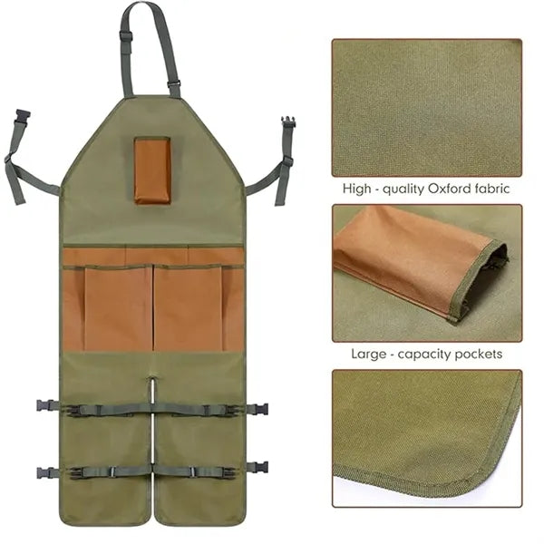 Multi-Pocket Leg Protectors Gardening Apron