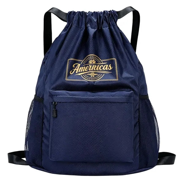 Drawstring Backpack with Custom Logo