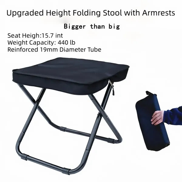 Thickened Aluminum Folding Stool Portable