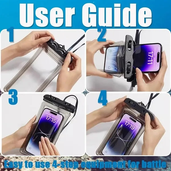 Waterproof phone pouch