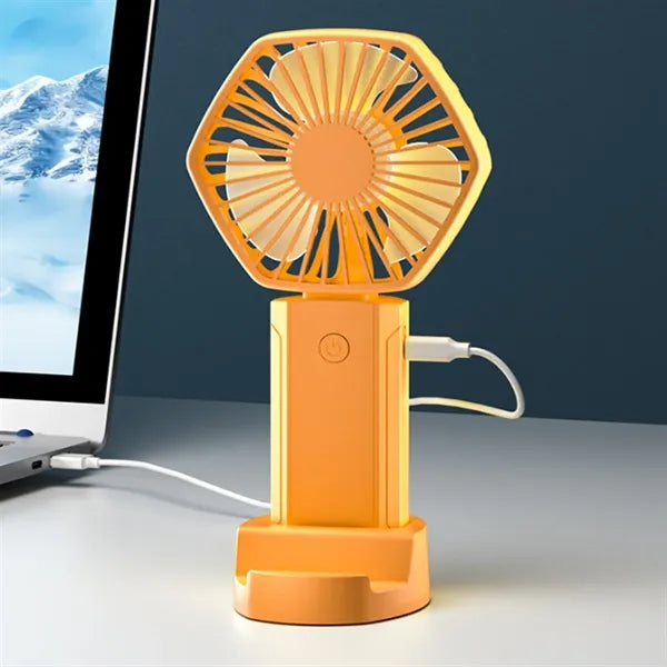 USB Rechargeable Foldable Desktop Portable Handheld Fan