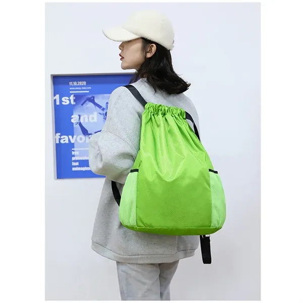Oxford Cloth Drawstring Backpack