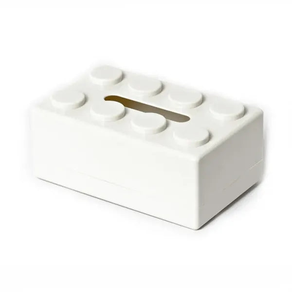 Multi-functional tabletop building block tissue box