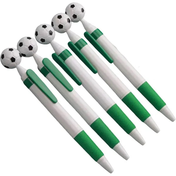 Soccer-Themed Retractable Ballpoint Pen
