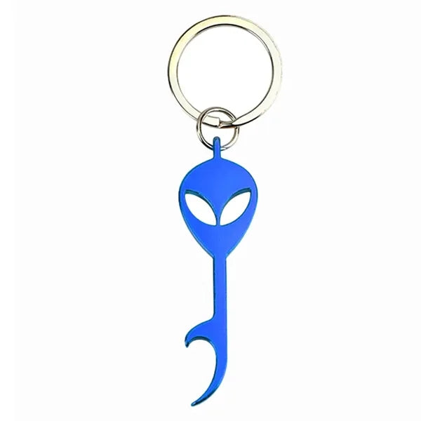 Alien Bottle Opener Keychain