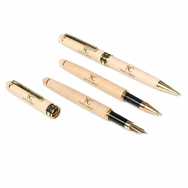 Wooden Ballpoint Pen Set with Gift Box