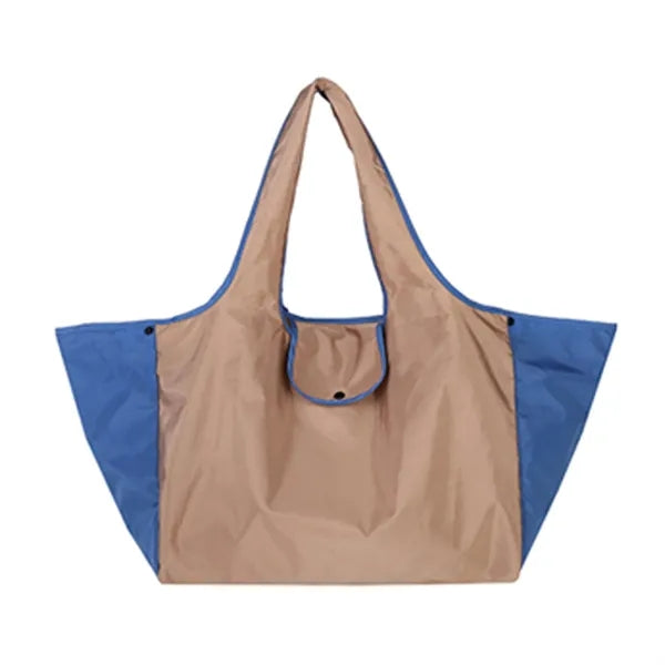 2 Tone Lightweight Portable Folding Ripstop Tote
