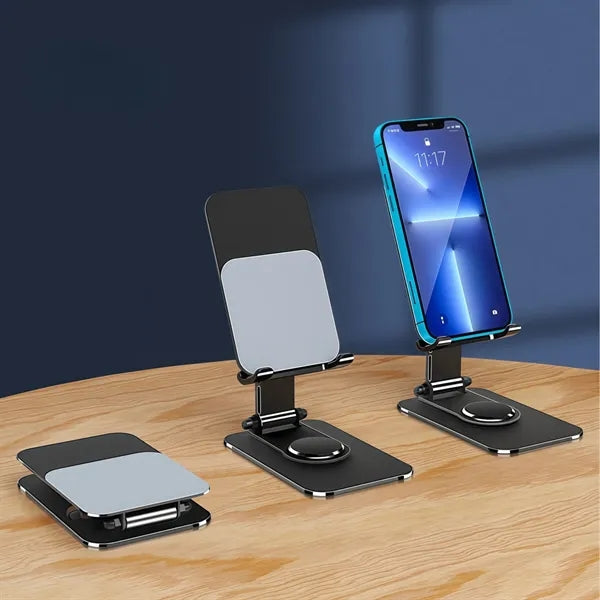 Foldable Rotating Metal Phone Stand