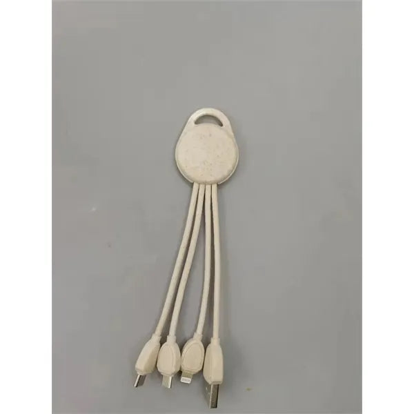 Eco Wheat Straw 4 in 1 Charging Cable