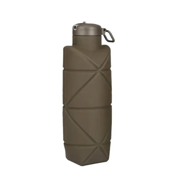 Portable Silicone Diamond Foldable Outdoor Water Bottle