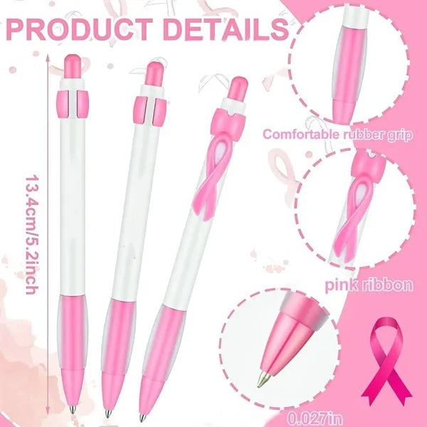 Pink Ribbon Breast Cancer Awareness Pen
